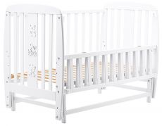 Ліжко Babyroom Друзі DDMYO-2 маятник, відкидний бік білий